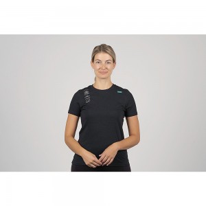 Black Altra LEGEND SHORT SLEEVE Women's T-Shirt | Australia AL7836U52