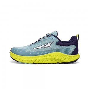 Blue / Green Altra OUTROAD 2 Women's Road Running Shoes | Australia AL7981Y76