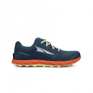 Blue / Orange Altra SUPERIOR 5 Men's Trail Running Shoes | Australia AL8097Q97