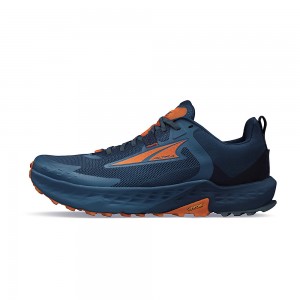 Blue / Orange Altra TIMP 5 Men's Trail Running Shoes | Australia AL5094E36