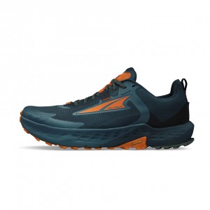 Blue / Orange Altra TIMP 5 Men's Trail Running Shoes | Australia AL1489R10