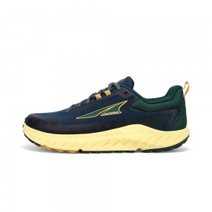 Blue / Yellow Altra OUTROAD 2 Men's Road Running Shoes | Australia AL1893T82