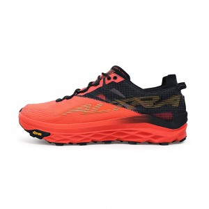 Coral / Black Altra MONT BLANC Men's Trail Running Shoes | Australia AL7043H02