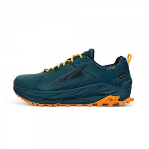 Deep Green Altra OLYMPUS 5 HIKE LOW GTX Men's Trail Running Shoes | Australia AL1905K42