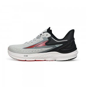 Gray / Red Altra TORIN 6 Men's Road Running Shoes | Australia AL1753N34