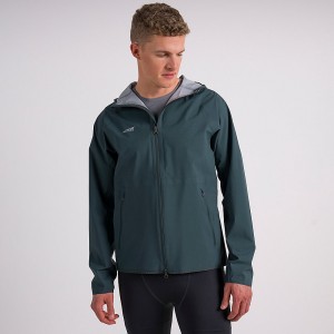 Green Altra WATERPROOF RUN Men's Jackets | Australia AL4706A01