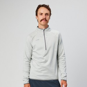 Grey Altra CORE 1/2 ZIP Men's Pullover | Australia AL1057X07