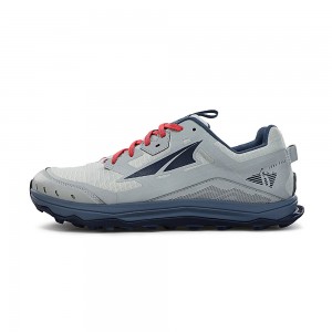 Grey Navy Altra LONE PEAK 6 Men's Trail Running Shoes | Australia AL7302R03