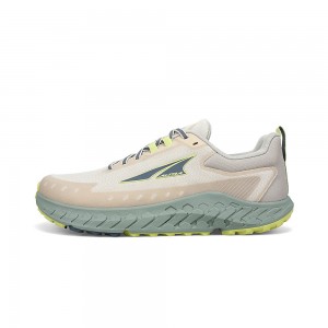 Grey / Green Altra OUTROAD 2 Men's Road Running Shoes | Australia AL6714P82