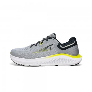 Grey / Yellow Altra PARADIGM 7 Men's Road Running Shoes | Australia AL1879L04