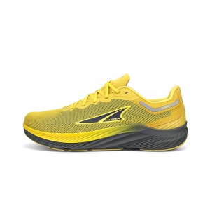 Grey / Yellow Altra RIVERA 3 Men's Road Running Shoes | Australia AL0948D97