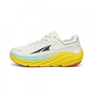 Grey / Yellow Altra VIA OLYMPUS Men's Road Running Shoes | Australia AL3651Z83