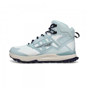 Light Blue Altra LONE PEAK ALL-WTHR MID 2 Women's Trail Running Shoes | Australia AL6213N61