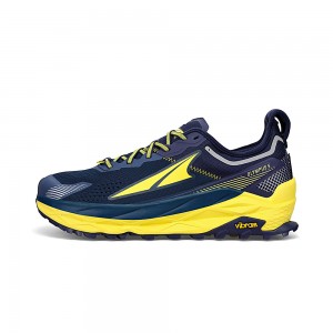 Navy Altra OLYMPUS 5 Men's Trail Running Shoes | Australia AL0356D39