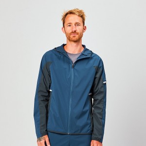 Navy Altra TRAIL WIND Men's Jackets | Australia AL9763F67