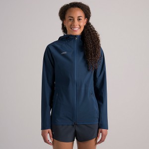 Navy Altra WATERPROOF RUN Women's Jackets | Australia AL2403C26