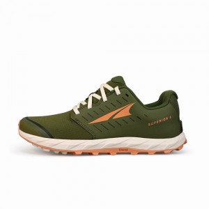 Olive Altra SUPERIOR 5 Women's Road Running Shoes | Australia AL8946H32