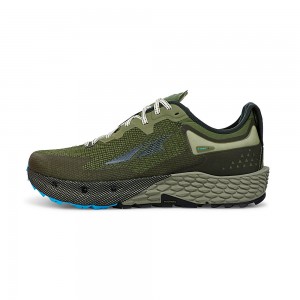 Olive Altra TIMP 4 Men's Trail Running Shoes | Australia AL2478N96