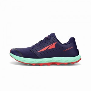 Purple Altra SUPERIOR 5 Women's Road Running Shoes | Australia AL0289L96