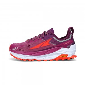 Purple / Orange Altra OLYMPUS 5 Women's Trail Running Shoes | Australia AL0869Q49