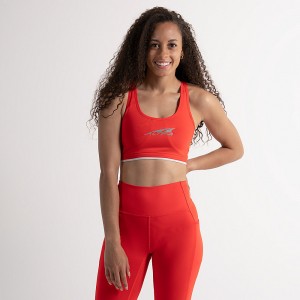 Red Altra CORE Women's Sports Bra | Australia AL1238V48