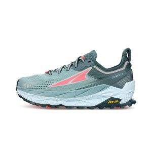 Turquoise Altra OLYMPUS 5 Women's Trail Running Shoes | Australia AL1860N87