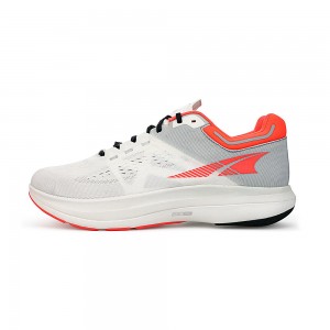 White / Coral Altra VANISH TEMPO Men's Road Running Shoes | Australia AL1398C73