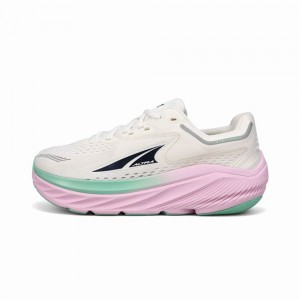 White / Pink Altra VIA OLYMPUS Women's Road Running Shoes | Australia AL0176U25