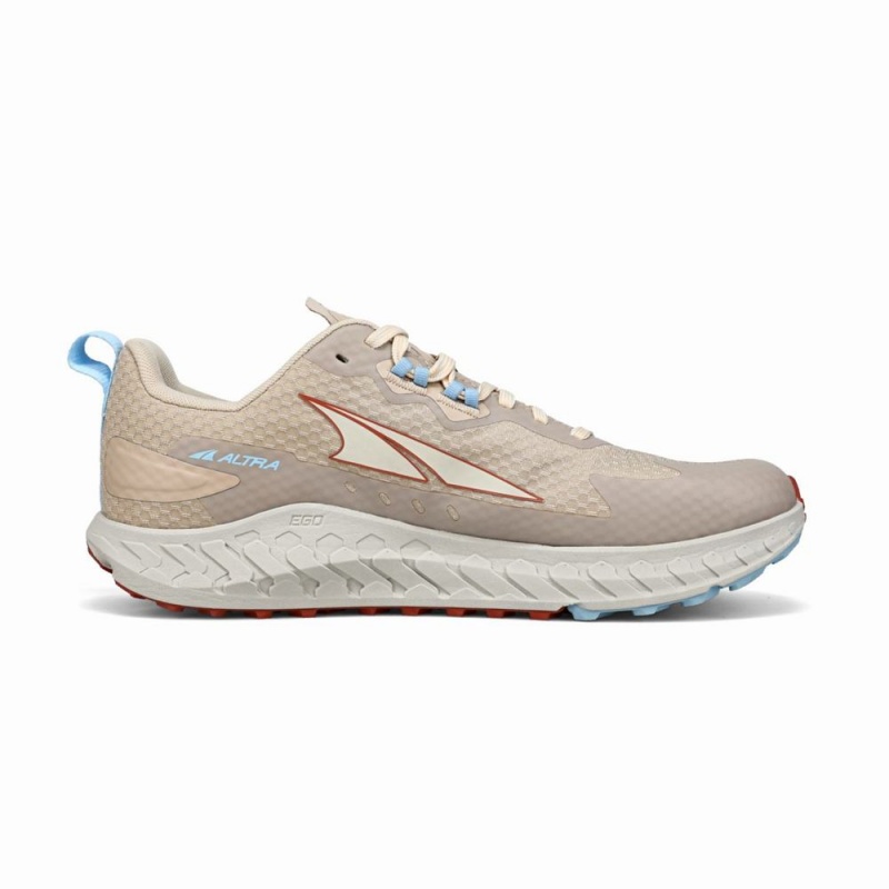 Beige Altra OUTROAD Men's Trail Running Shoes | Australia AL6189Y78