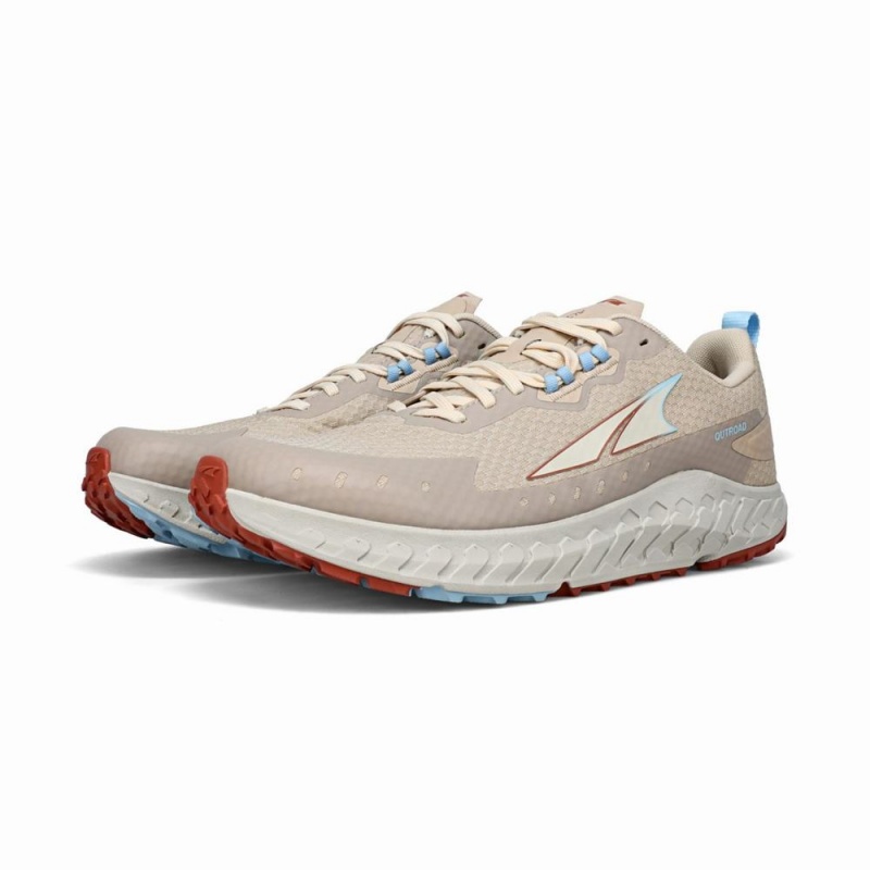 Beige Altra OUTROAD Men's Trail Running Shoes | Australia AL6189Y78