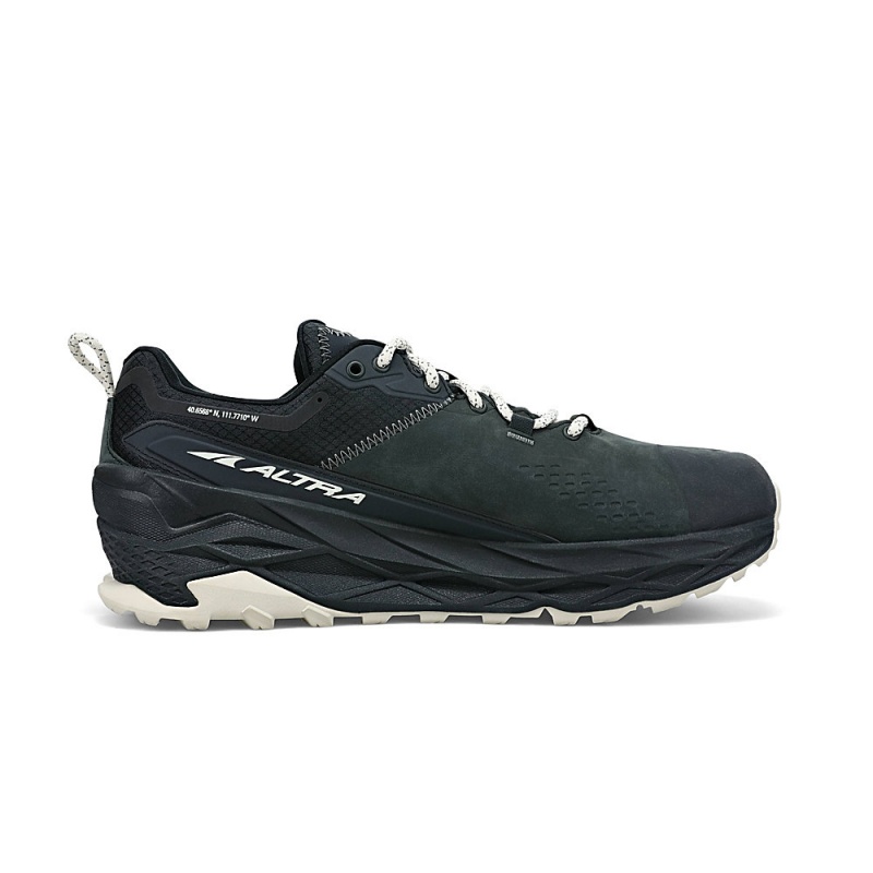 Black Altra OLYMPUS 5 HIKE LOW GTX Men's Trail Running Shoes | Australia AL7185J83