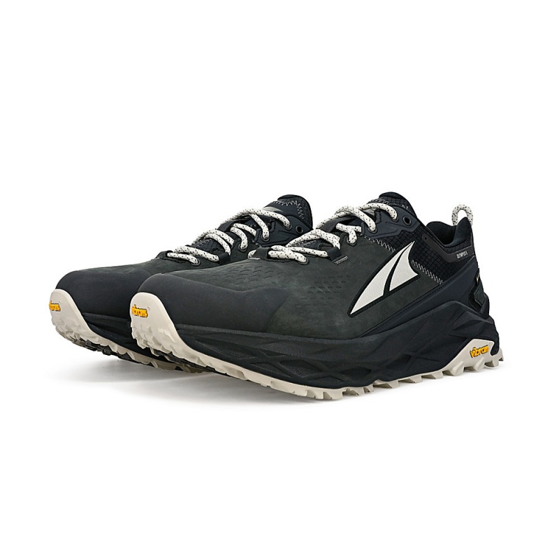 Black Altra OLYMPUS 5 HIKE LOW GTX Men's Trail Running Shoes | Australia AL7185J83