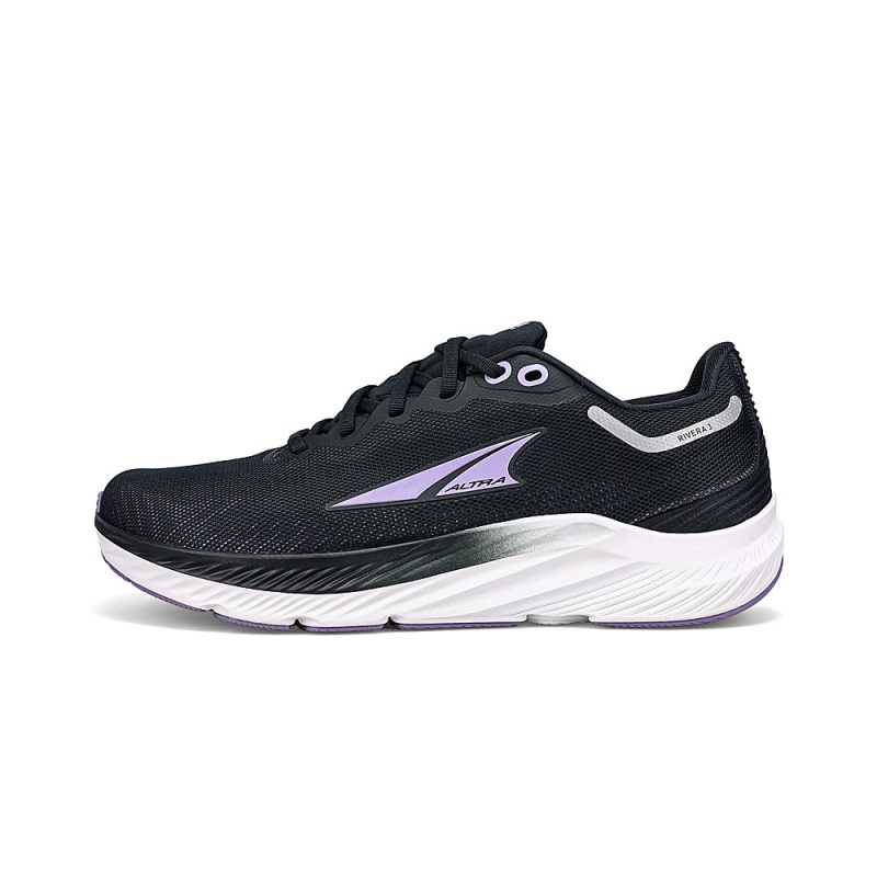 Black Altra RIVERA 3 Women\'s Road Running Shoes | Australia AL3687F01