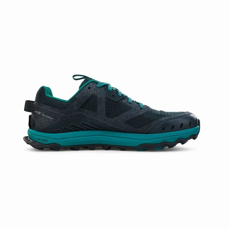 Black Green Altra LONE PEAK 6 Women's Trail Running Shoes | Australia AL4369Z42