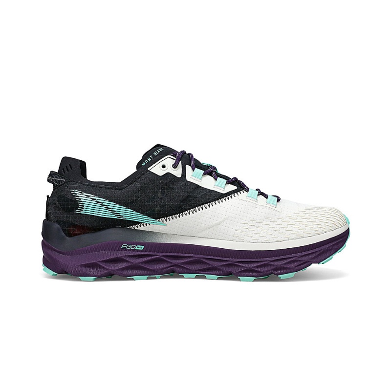 Black / Green Altra MONT BLANC Women's Trail Running Shoes | Australia AL3297A06