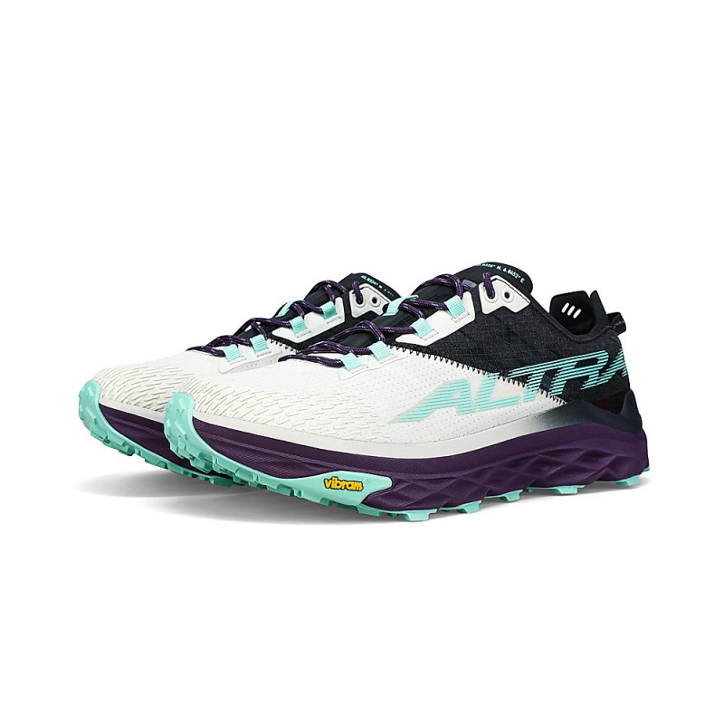 Black / Green Altra MONT BLANC Women's Trail Running Shoes | Australia AL3297A06