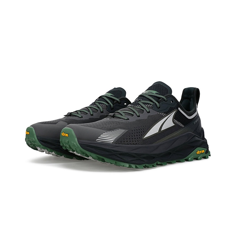 Black / Grey Altra OLYMPUS 5 Men's Trail Running Shoes | Australia AL6358S78