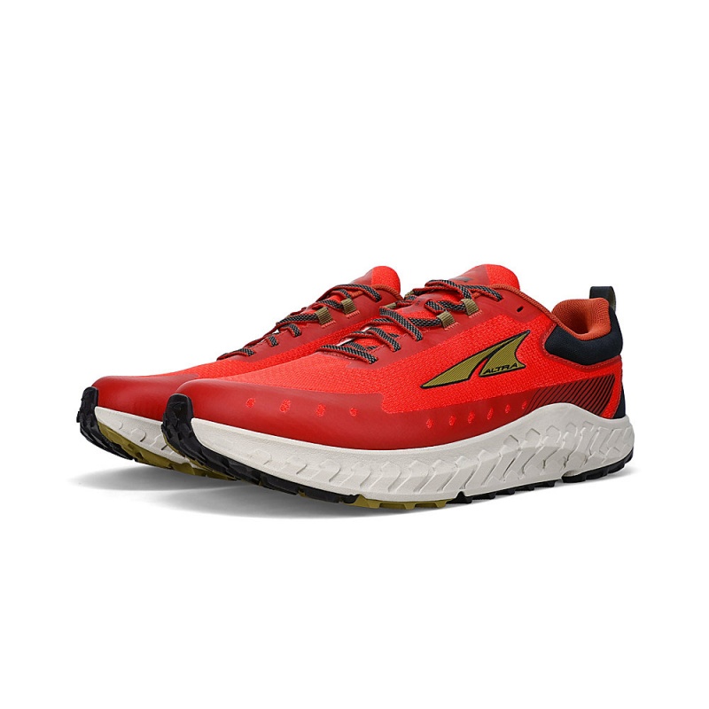 Black / Red Altra OUTROAD 2 Men's Road Running Shoes | Australia AL8196Y64