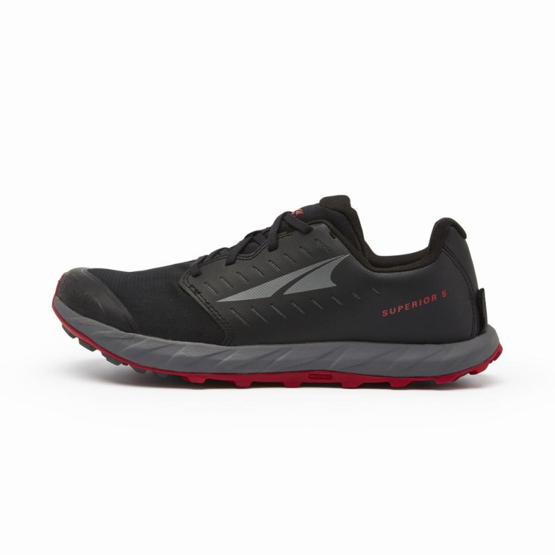 Black / Red Altra SUPERIOR 5 Men\'s Trail Running Shoes | Australia AL7506M48