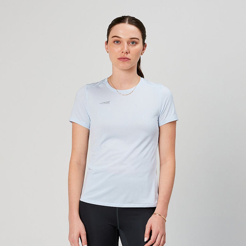 Blue Altra CORE SHORT SLEEVE TEE Women\'s T-Shirt | Australia AL9471L13