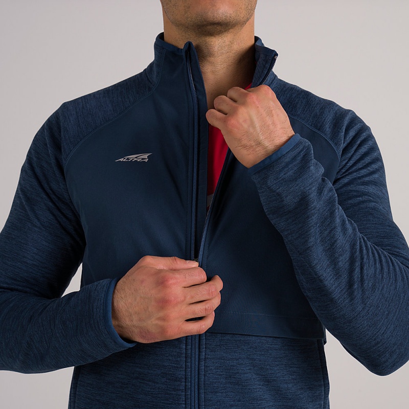 Blue Altra EVERYDAY HYBRID Men's Jackets | Australia AL3618Y26