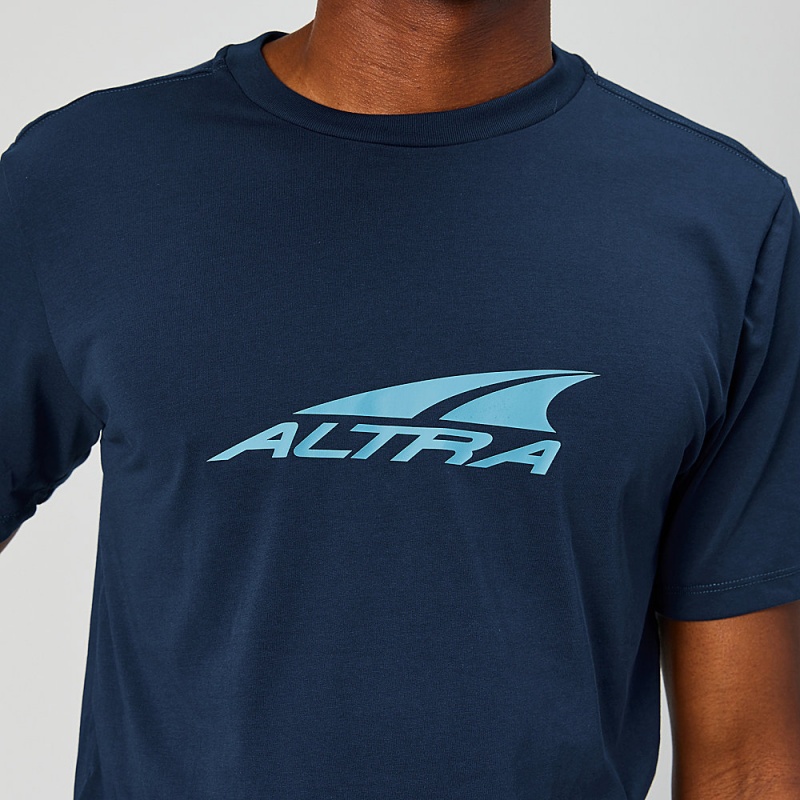 Blue Altra EVERYDAY RECYCLED TEE Men's T-Shirt | Australia AL8795P80