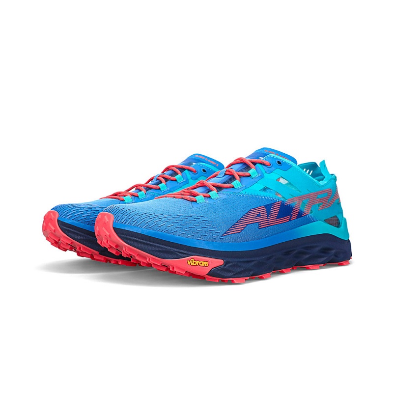 Blue Altra MONT BLANC Men's Trail Running Shoes | Australia AL4182S05