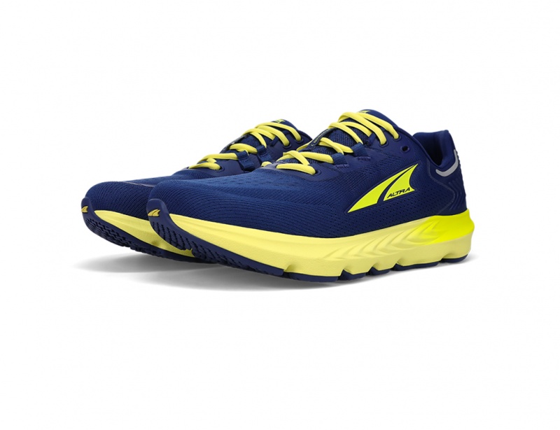 Blue Altra PROVISION 7 Men's Road Running Shoes | Australia AL0482H01