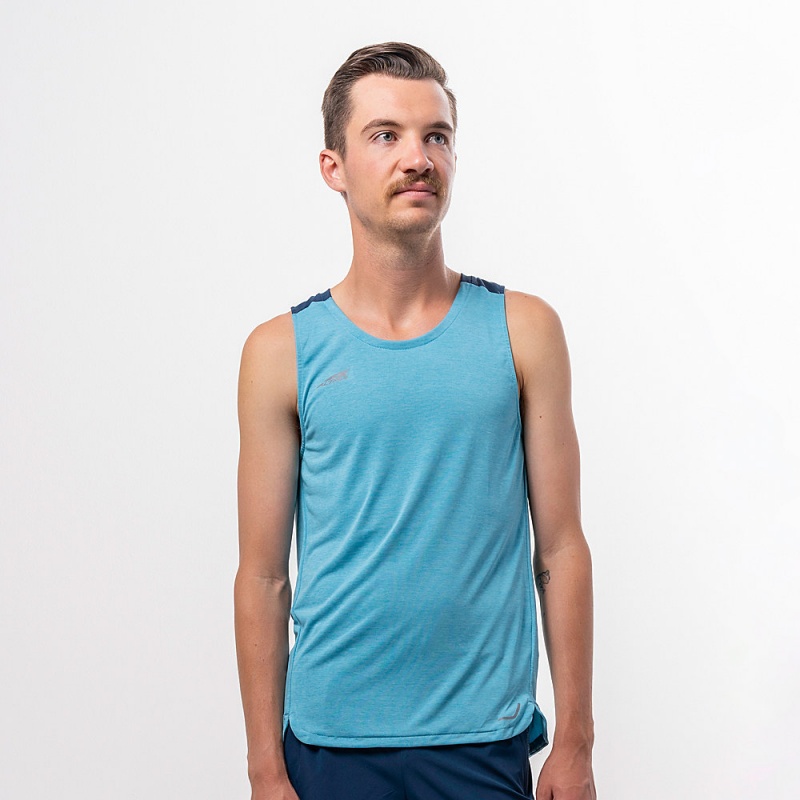 Blue Altra VANISH Men\'s Tank Top | Australia AL3017F64