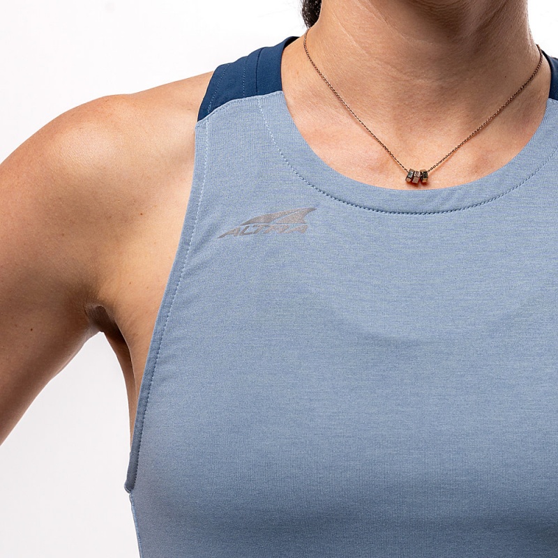 Blue Altra VANISH Women's Tank Top | Australia AL6021L08