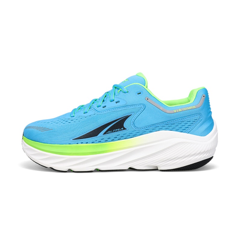 Blue Altra VIA OLYMPUS Men\'s Road Running Shoes | Australia AL2306B14