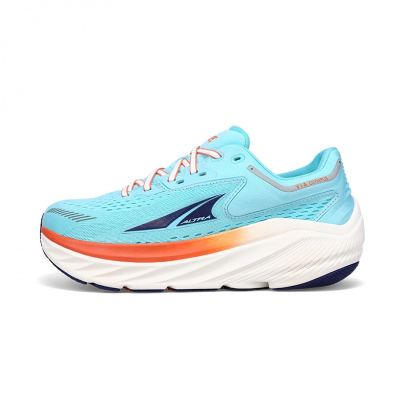 Blue Altra VIA OLYMPUS Women\'s Road Running Shoes | Australia AL2067Y23