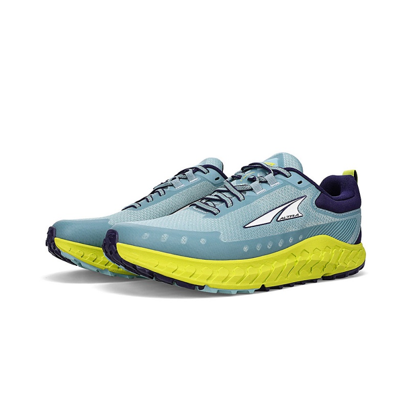 Blue / Green Altra OUTROAD 2 Women's Road Running Shoes | Australia AL7981Y76