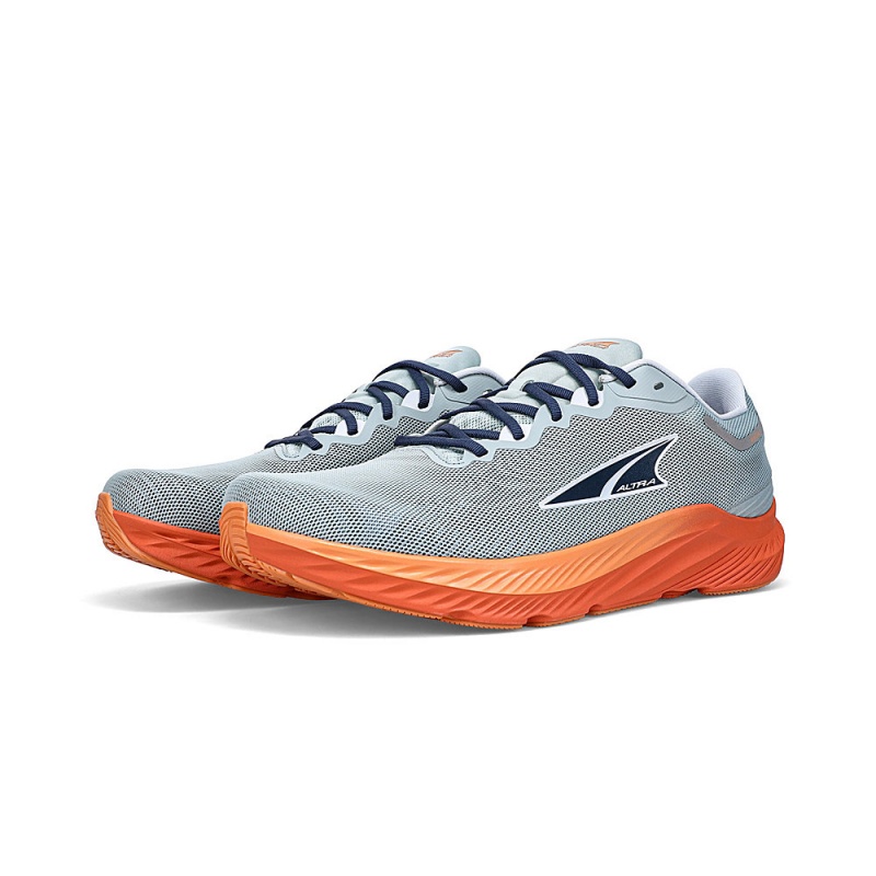 Blue / Orange Altra RIVERA 3 Men's Road Running Shoes | Australia AL4071H31